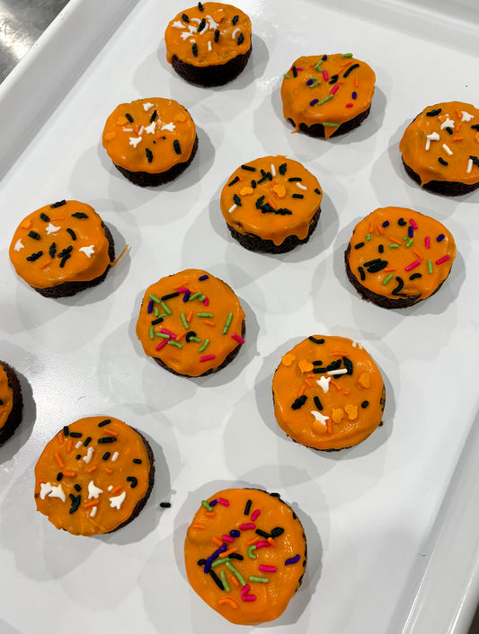 Halloween Brownie Bites - Lactation Brownies