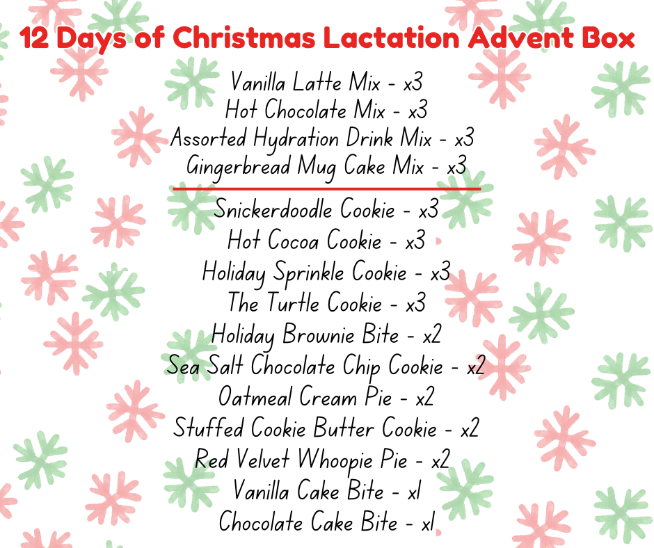 12 Days of Christmas - Lactation Advent Box