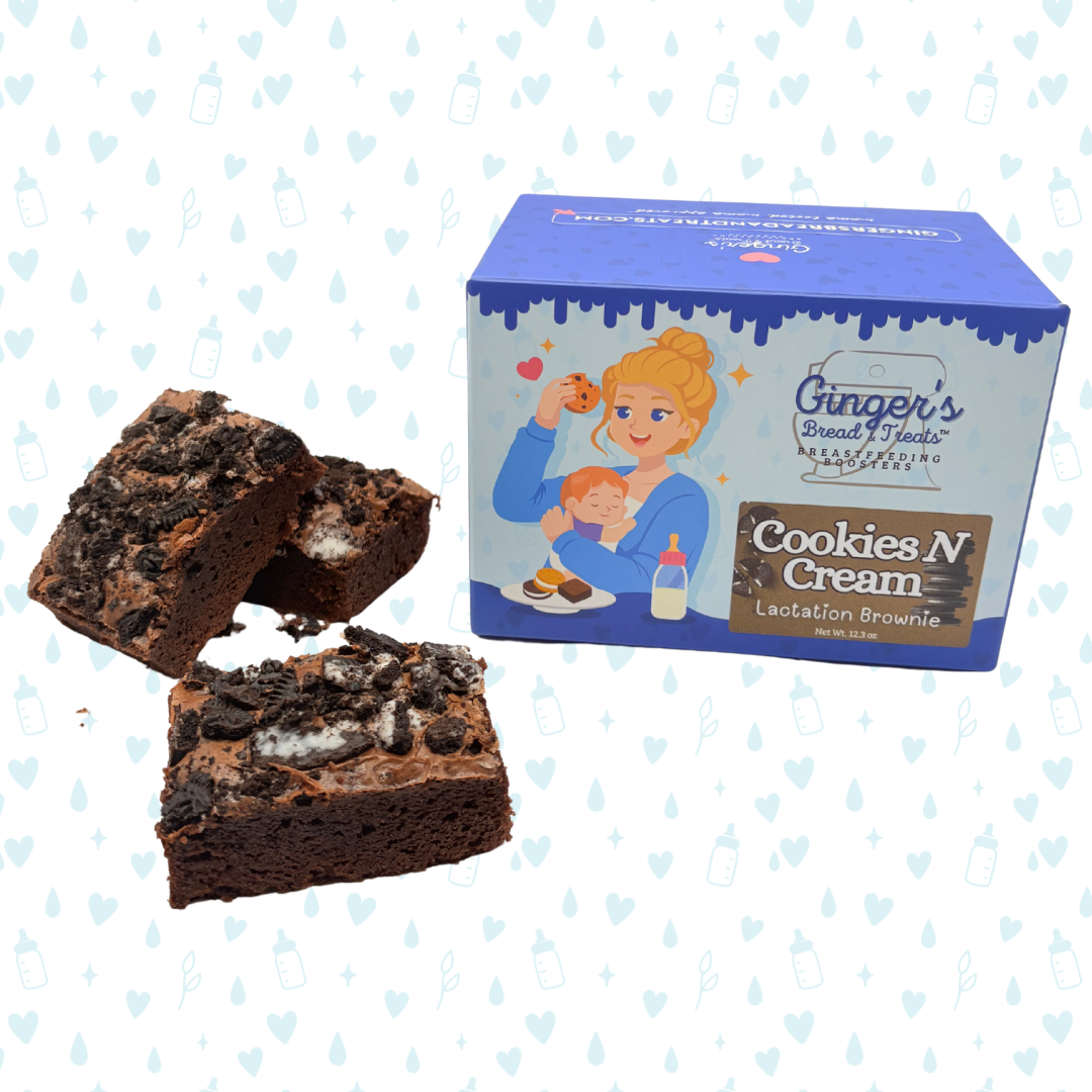 Cookies N' Cream Brownies - Lactation Brownies 6pk