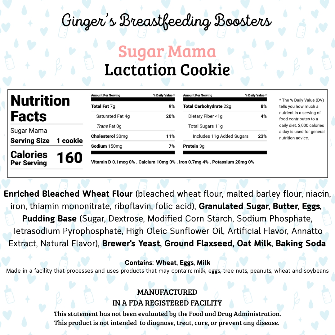 Sugar Mama - Lactation Cookies