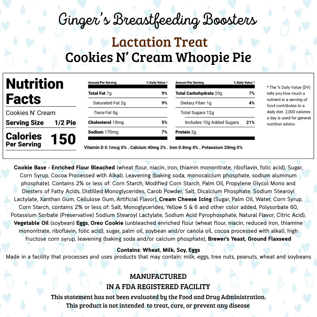 Cookies N’ Cream - Whoopie Pies 6pk