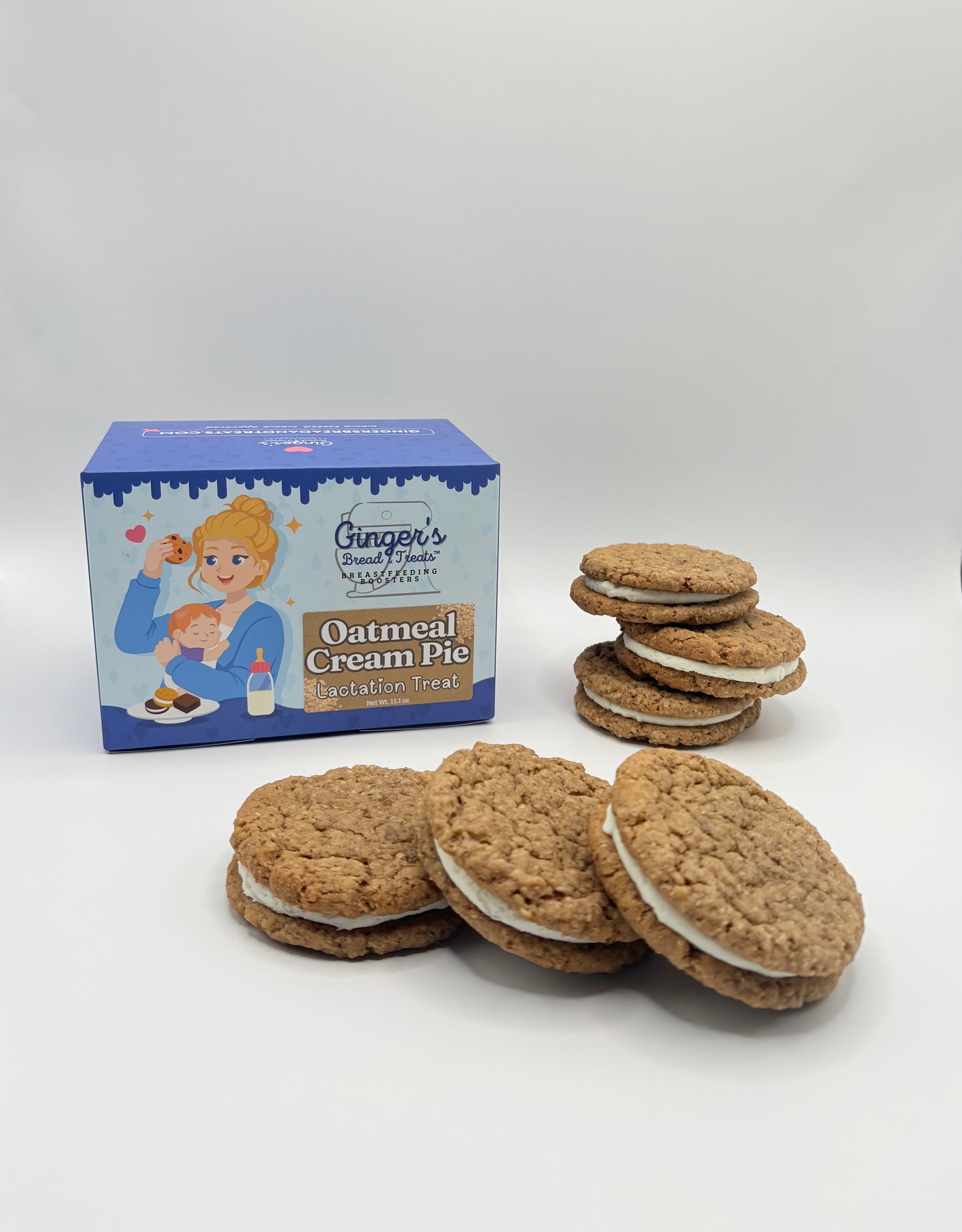 Oatmeal Cream Pies - Lactation Treat 6pk