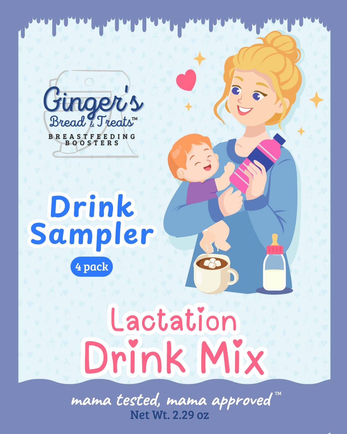 Lactation Drink Sampler - 4pk