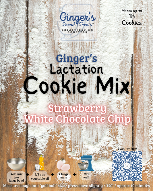 Dry Mix Strawberry White Chip - Lactation Cookie Mix