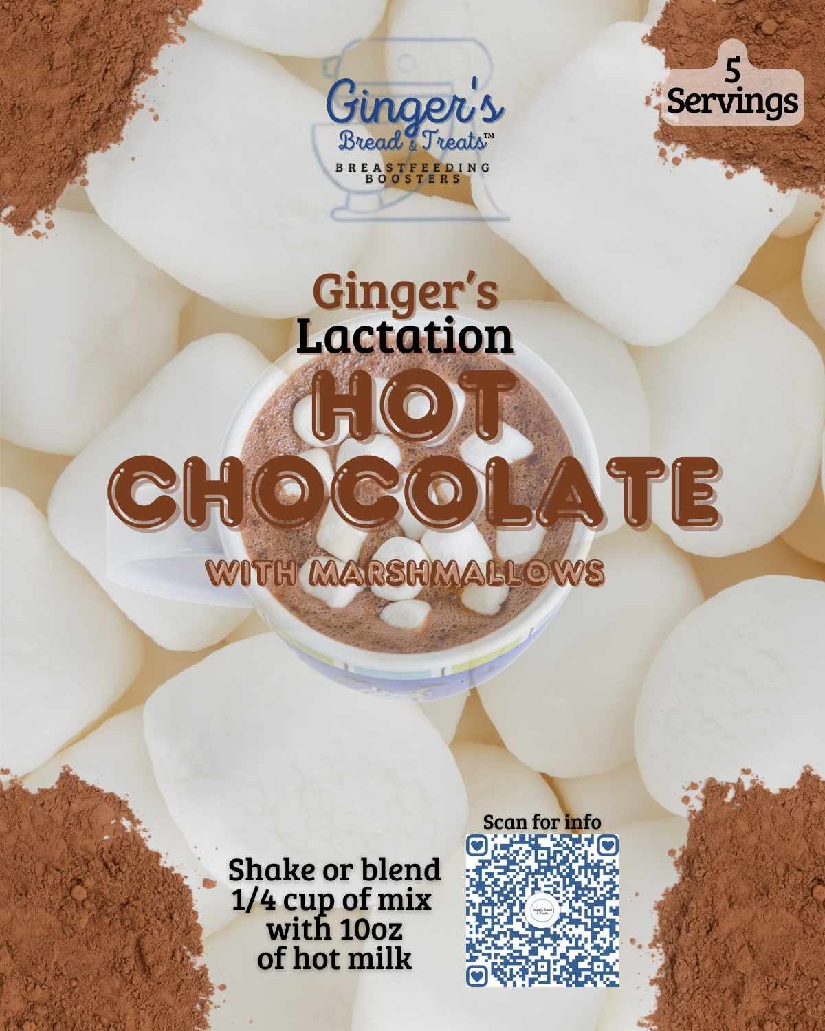 Hot Chocolate - Lactation Drink Mix