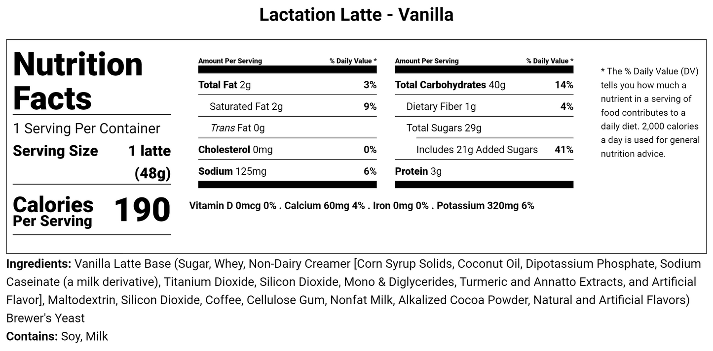 Lactation Lattes