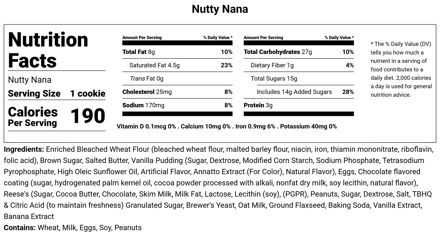 Nutty Nana š„š Lactation Cookies