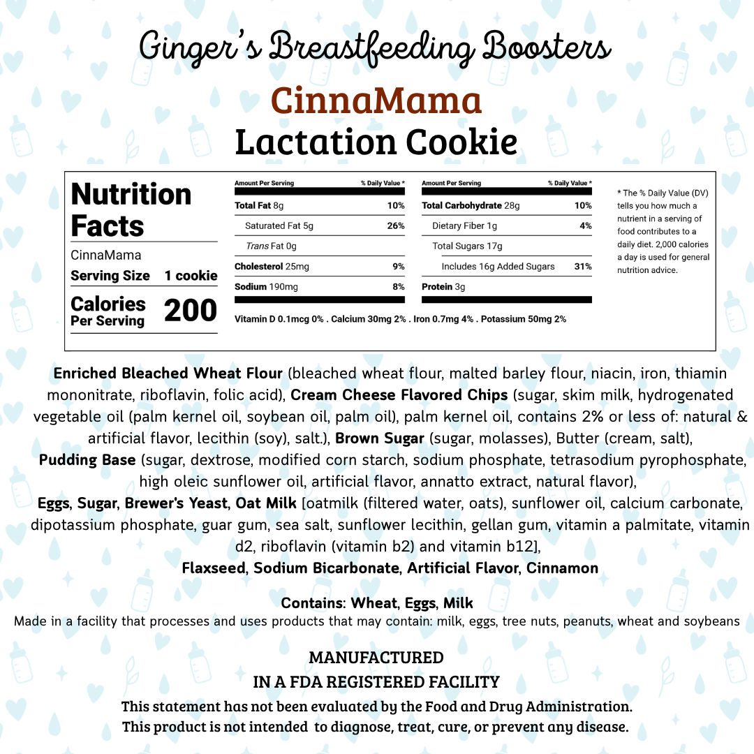 CinnaMama - Lactation Cookies