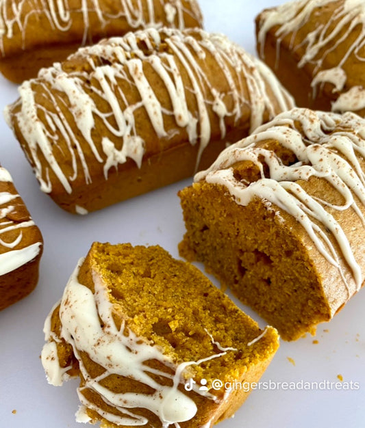 Pumpkin Mini Loaf - Dairy Free Lactation Bread