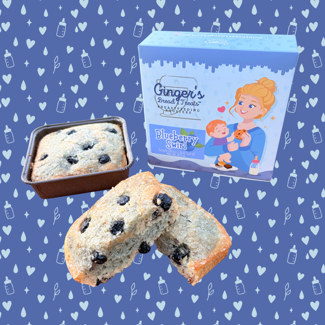 Blueberry Swirl - Lactation Mini Loaf