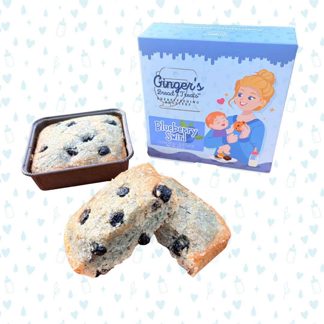 Blueberry Swirl - Lactation Mini Loaf