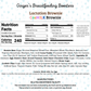 CosMilk Brownies - Lactation Brownies