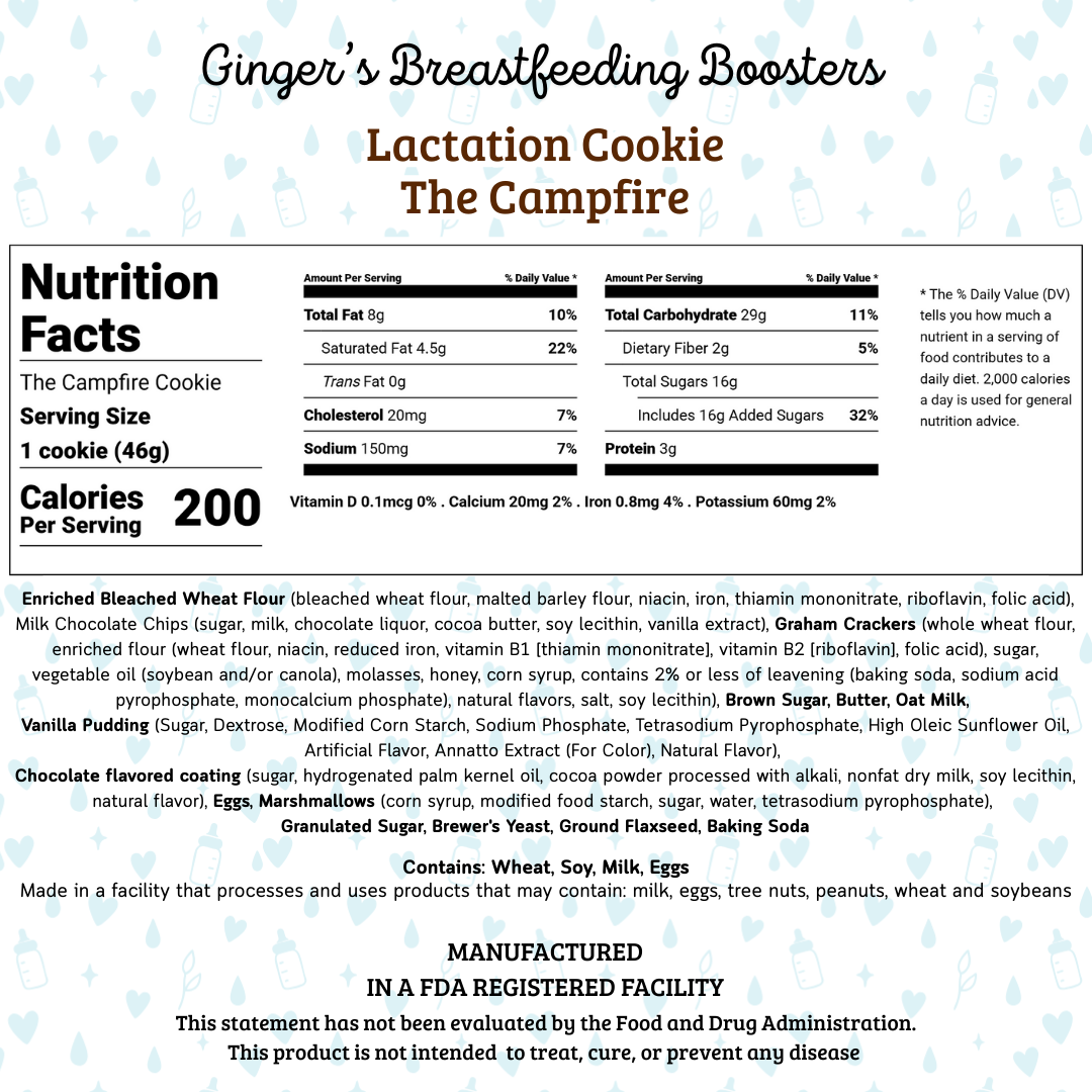 The Campfire Cookie - Lactation Cookies