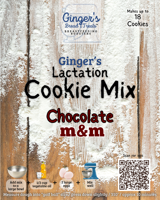 Dry Mix Chocolate - ft. M&M - Lactation Cookie Mix