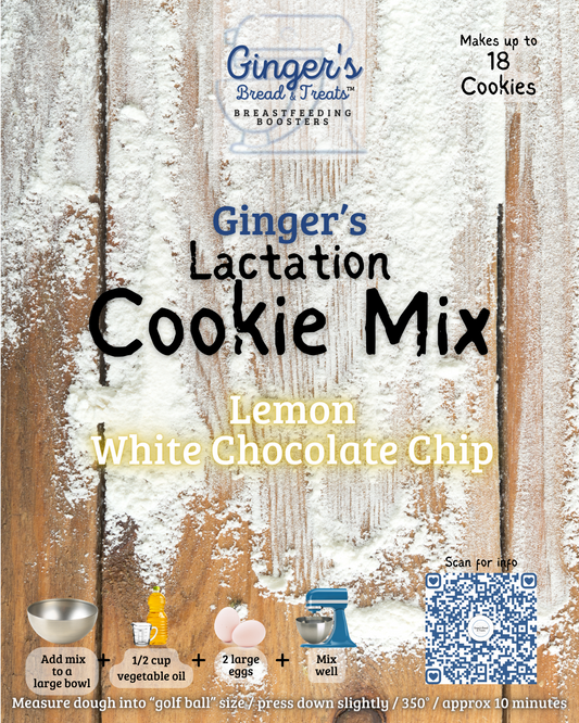 Dry Mix Lemon White Chip - Lactation Cookie Mix