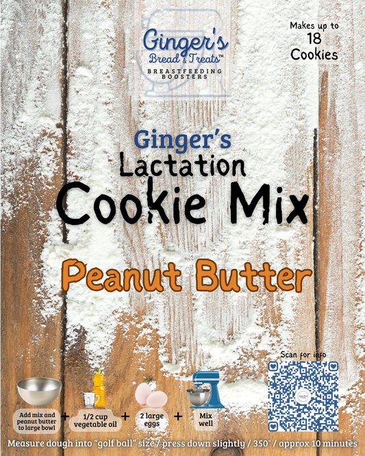 Dry Mix Peanut Butter  - Lactation Cookie Mix