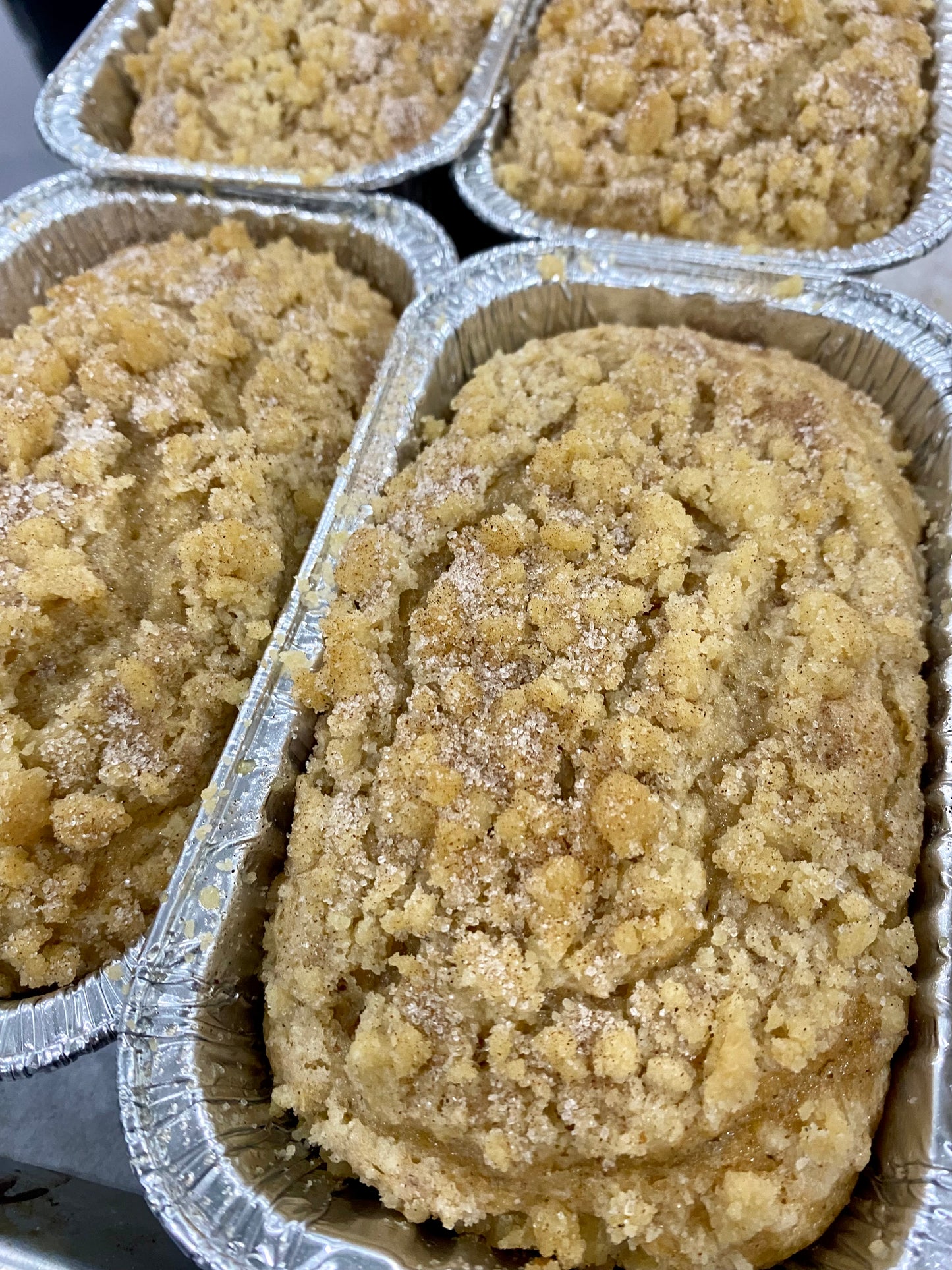 Cinnamon Streusel Mini Loaves - Dairy Free Lactation Bread