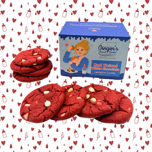 Red Velvet White Chocolate - Lactation Cookies