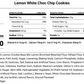 Lemon White Chip - Lactation Cookies
