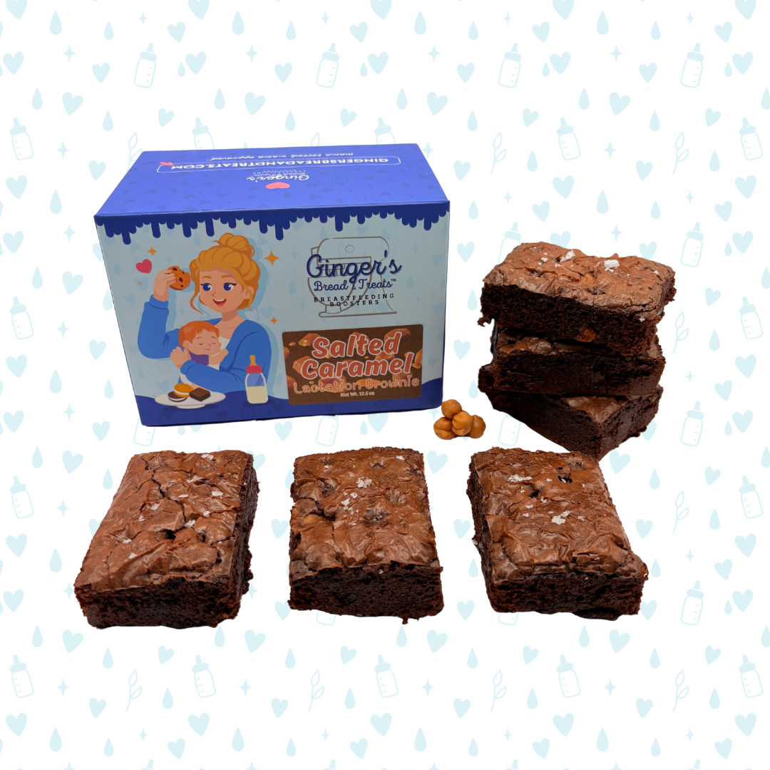 Salted Caramel Brownie - Lactation Brownies 6pk