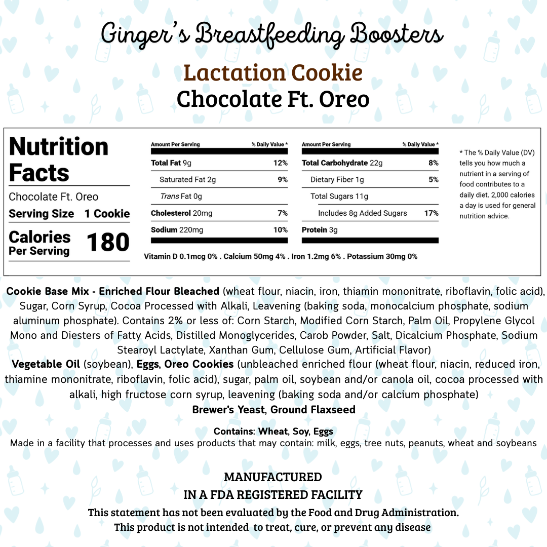 Chocolate ft. Oreo - Lactation Cookies